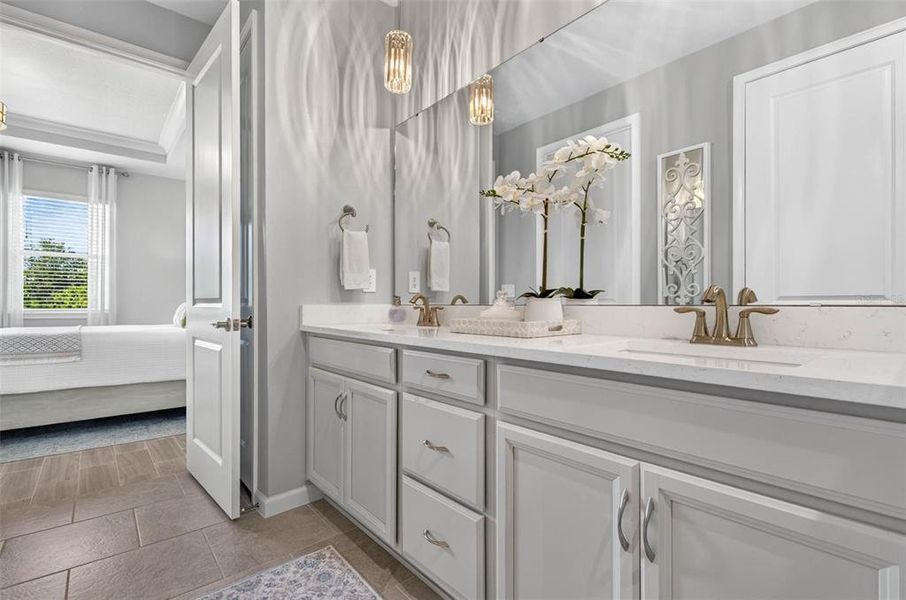 Furnished interior view inside a new home in The Preserve at La Paloma, Sun City Center (Image 37).
