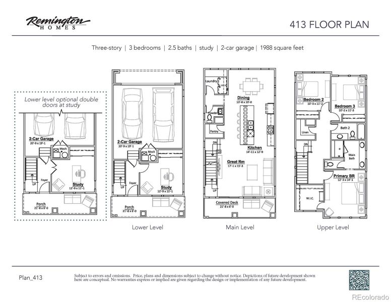 2D floor plan layout of this home in , Morrison, CO (Image 1).