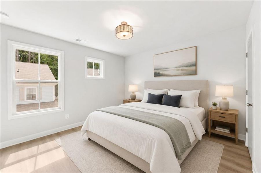 Furnished interior view inside a new home in Parkside, Clarkston (Image 9).