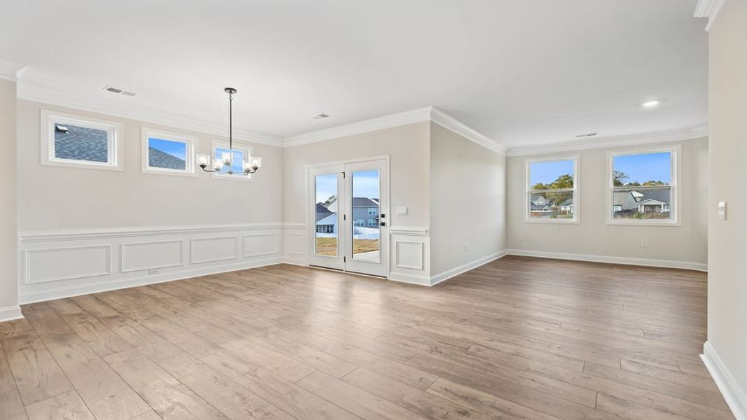 Spacious, unfurnished interior of a new home in The Villas at Pine Valley, Boiling Springs (Image 20).