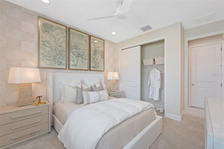 Furnished interior view inside a new home in Valencia Ridge, Wesley Chapel (Image 15).