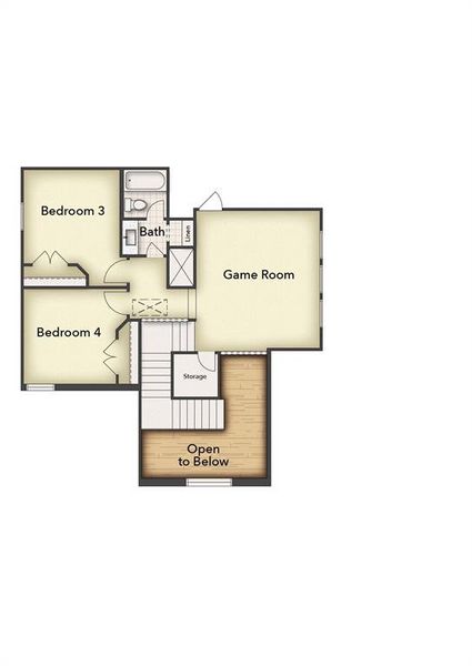 2D floor plan layout of this home in , Leonard, TX (Image 4).