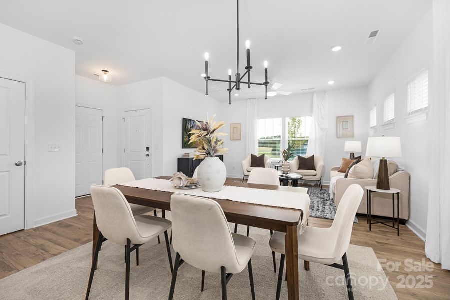 Furnished interior view inside a new home in , New London (Image 11).