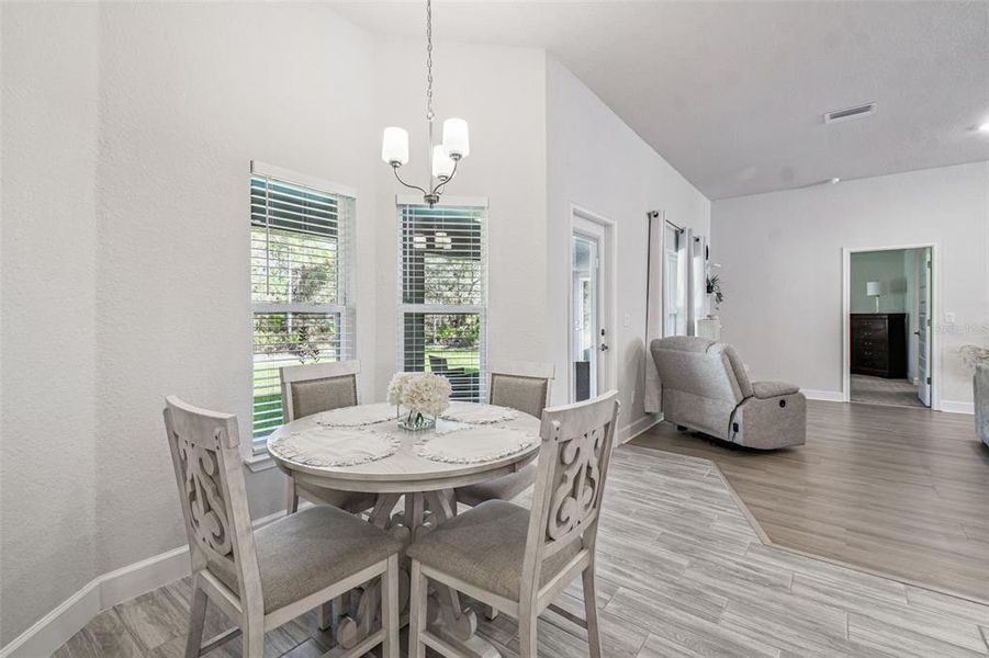 Furnished interior view inside a new home in Sugarmill Woods, Homosassa (Image 44).