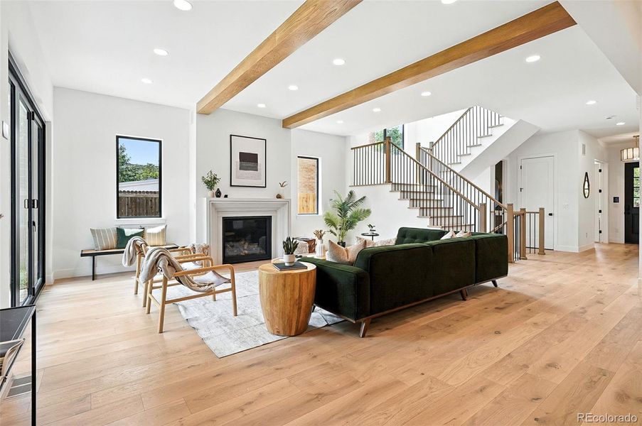 Furnished interior view inside a new home in , Denver (Image 13).