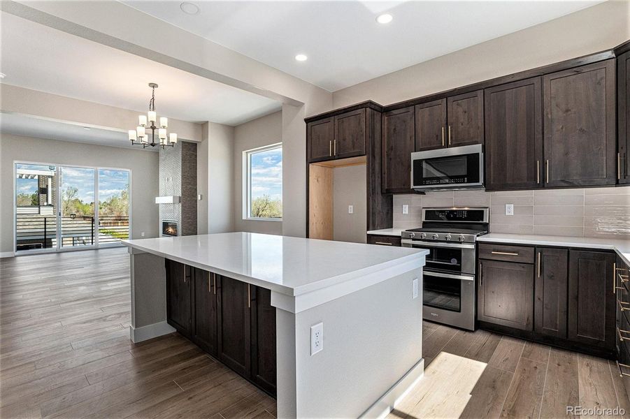 Furnished interior view inside a new home in Prelude at TAVA Waters, Denver (Image 14).