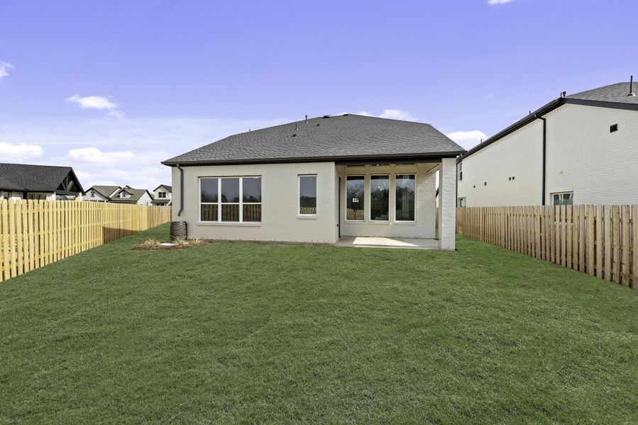 Exterior details and patio area of a home in COLTON®, Montgomery (Image 3). Exterior details and patio area of a home in COLTON®, Montgomery (Image 3).