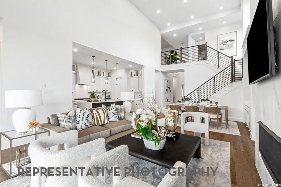 Furnished interior view inside a new home in Mayfair, New Braunfels (Image 31).