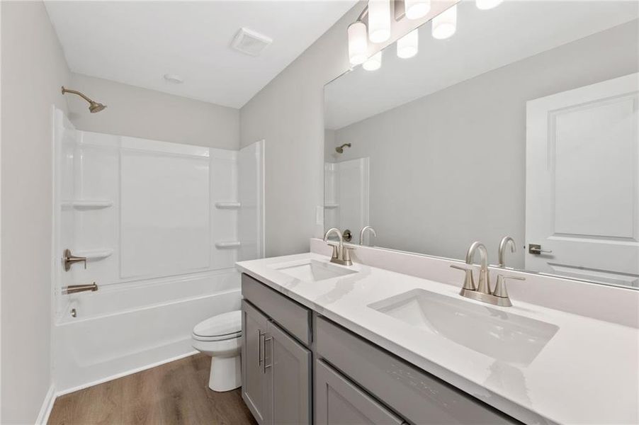Furnished interior view inside a new home in Lake Shore, Winder (Image 5).