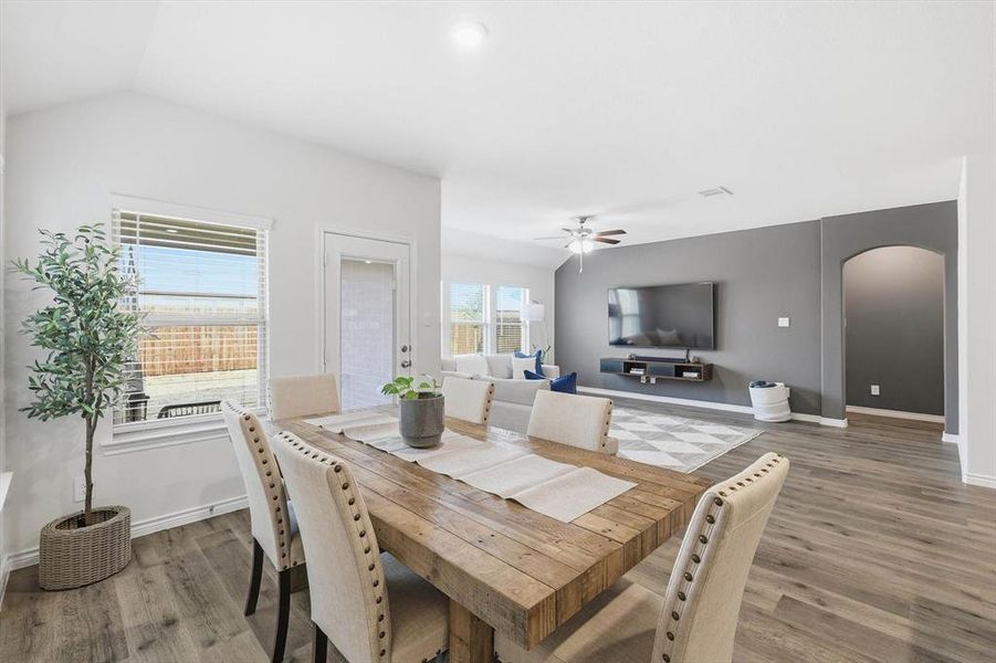 Furnished interior view inside a new home in , Aubrey (Image 11).