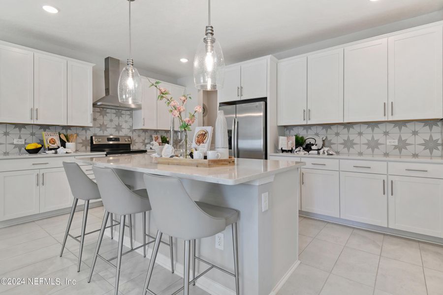 Furnished interior view inside a new home in , Jacksonville (Image 10).
