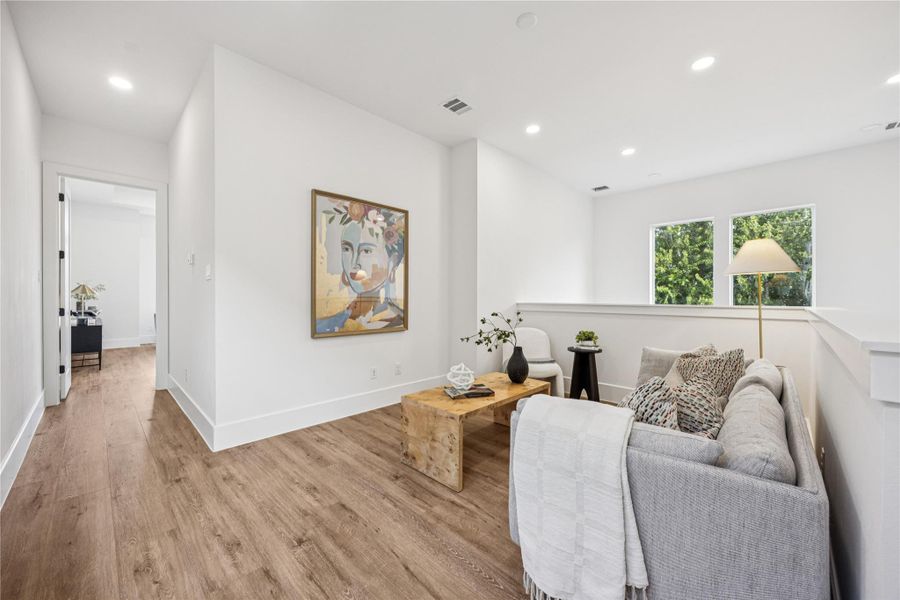 Furnished interior view inside a new home in , Houston (Image 8). Furnished interior view inside a new home in , Houston (Image 8).