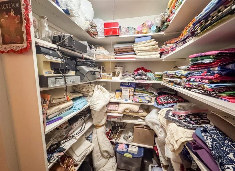 View of storage room