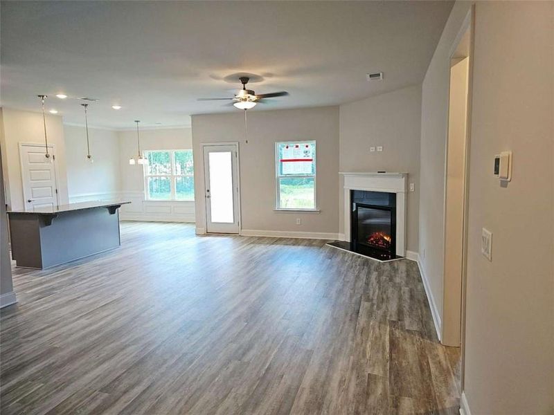 Spacious, unfurnished interior of a new home in Park Place, Bowdon (Image 11). Spacious, unfurnished interior of a new home in Park Place, Bowdon (Image 11).