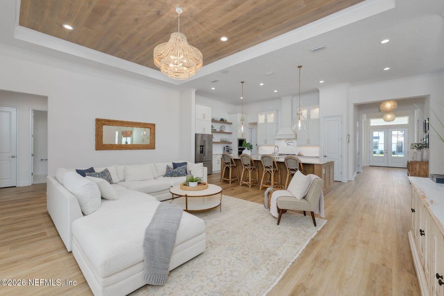Furnished interior view inside a new home in Nocatee, Ponte Vedra (Image 45).