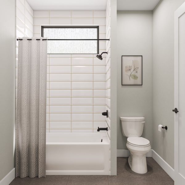 Representative furnished interior of a home built from the Lisbon by Tri Pointe Homes in Legacy Grove, Montgomery (Image 27).
