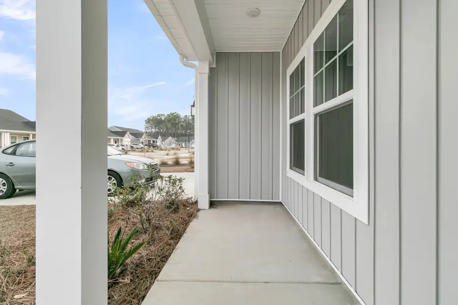Exterior details and patio area of a home in Hammock Walk at Nexton, Summerville (Image 3).