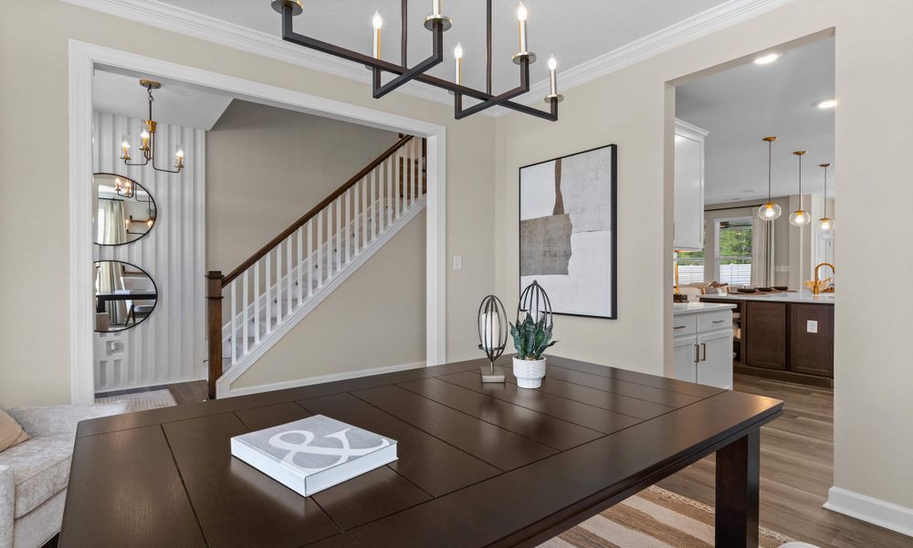 Representative furnished interior of a home built from the The Waverunner by Chesapeake Homes in Bridgewater - Shorehaven Village, Little River (Image 28).