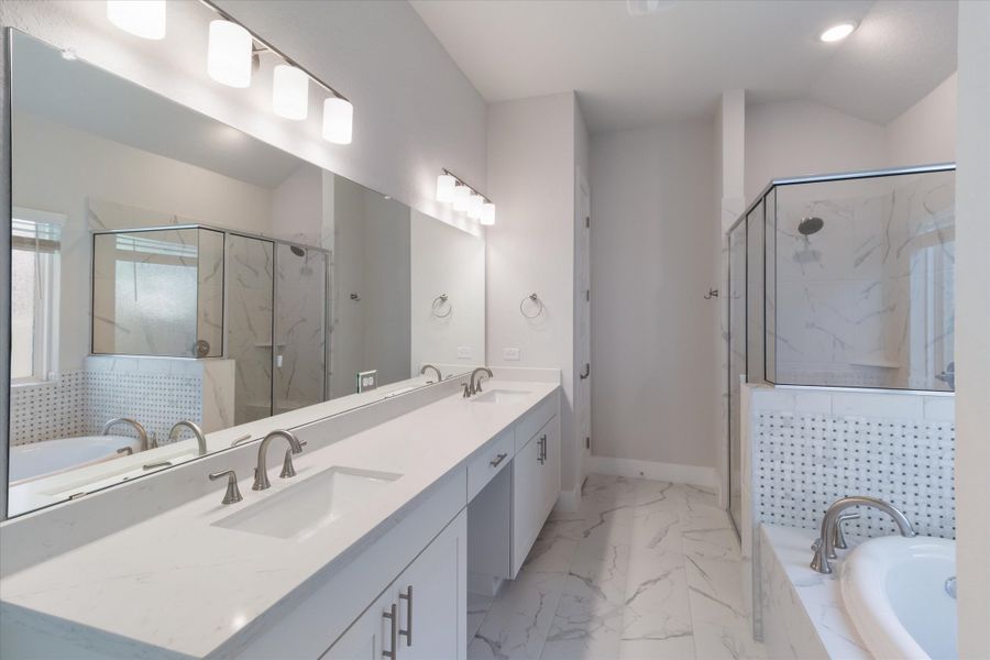 Furnished interior view inside a new home in The Grove at Vintage Oaks, New Braunfels (Image 7).