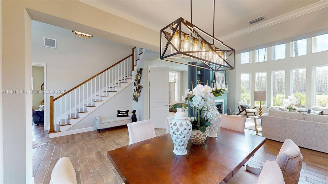 Furnished interior view inside a new home in Westlake Single Family, Ormond Beach (Image 33). Furnished interior view inside a new home in Westlake Single Family, Ormond Beach (Image 33).