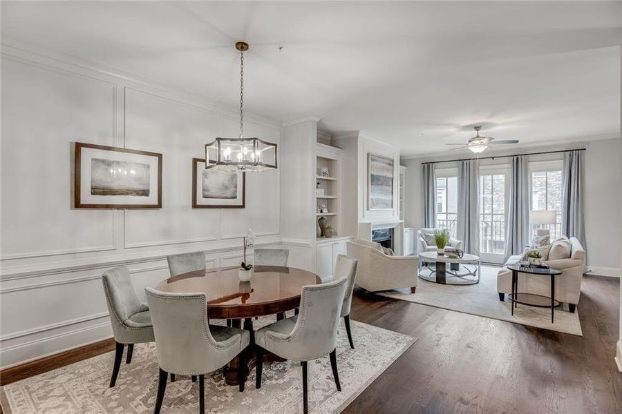 Furnished interior view inside a new home in , Senoia (Image 14).