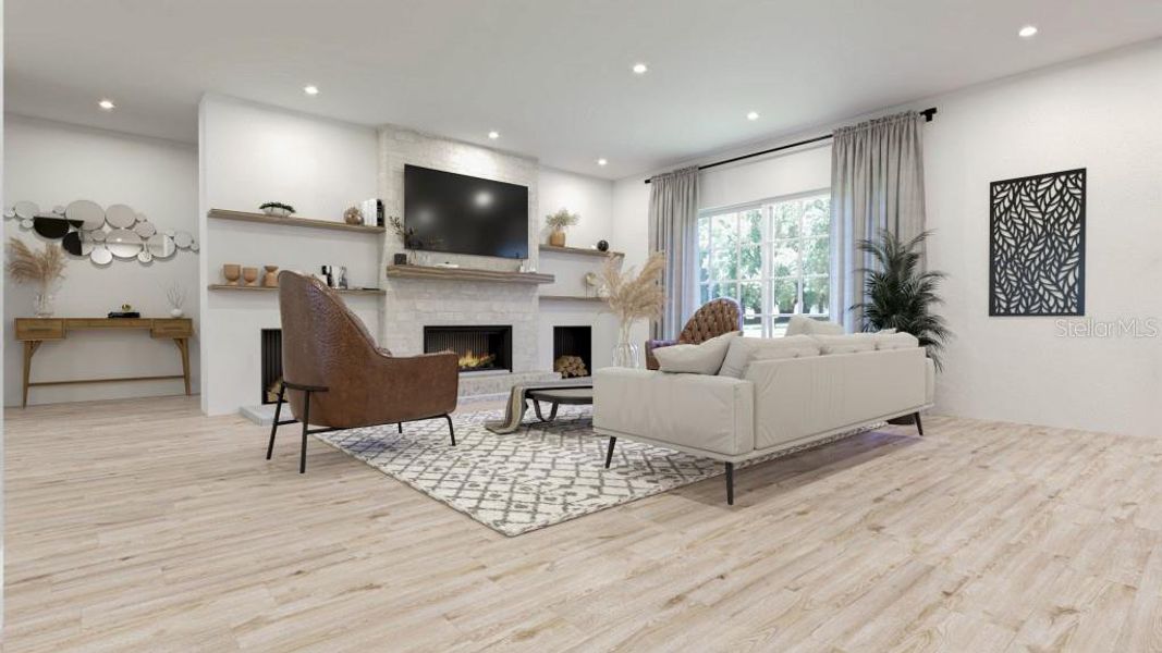 Furnished interior view inside a new home in , Myakka City (Image 5). Furnished interior view inside a new home in , Myakka City (Image 5).