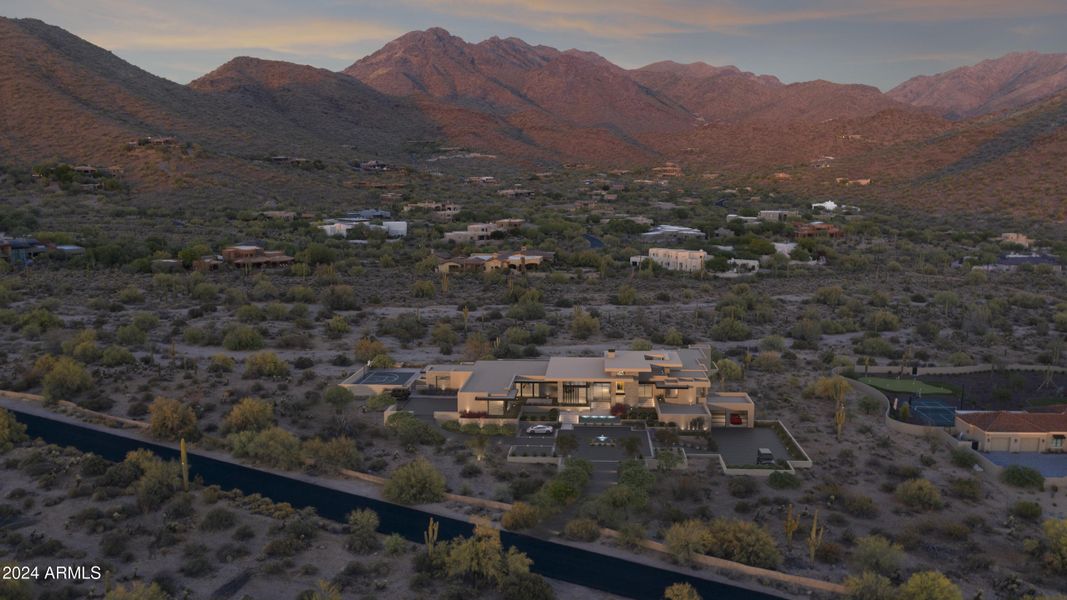 Aerial With Mountain Views