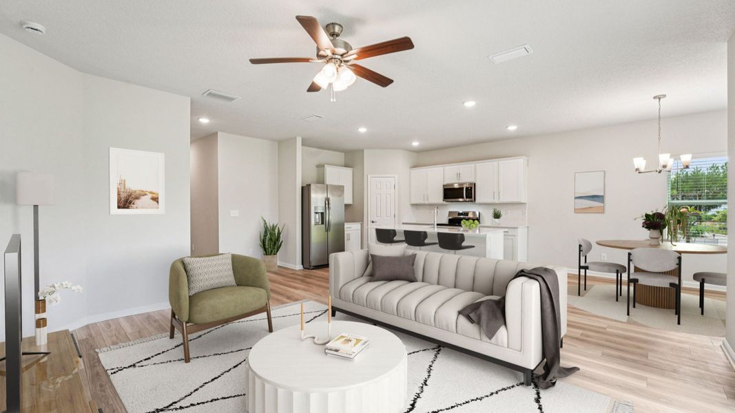 Furnished interior view inside a new home in Palm Coast, Palm Coast (Image 10).