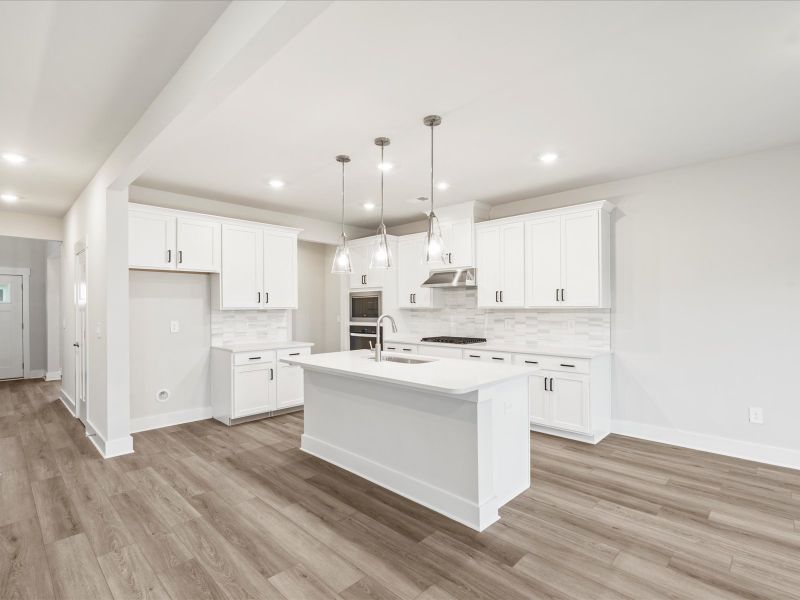 Furnished interior view inside a new home in Cedar Shoals - Signature Collection, Piedmont (Image 3). Furnished interior view inside a new home in Cedar Shoals - Signature Collection, Piedmont (Image 3).