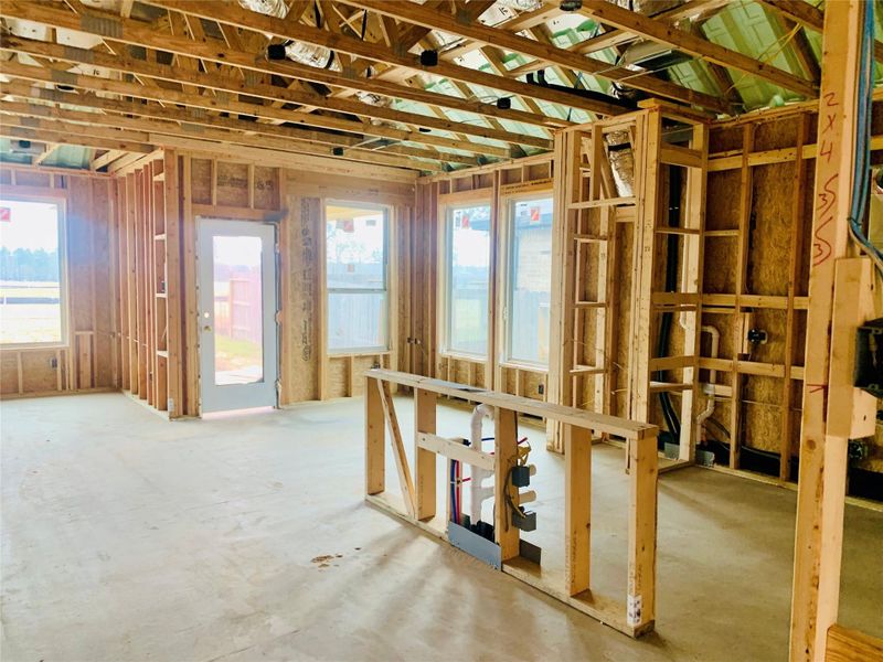 In-progress construction of a new home in Harrington Trails, New Caney, TX (Image 14).