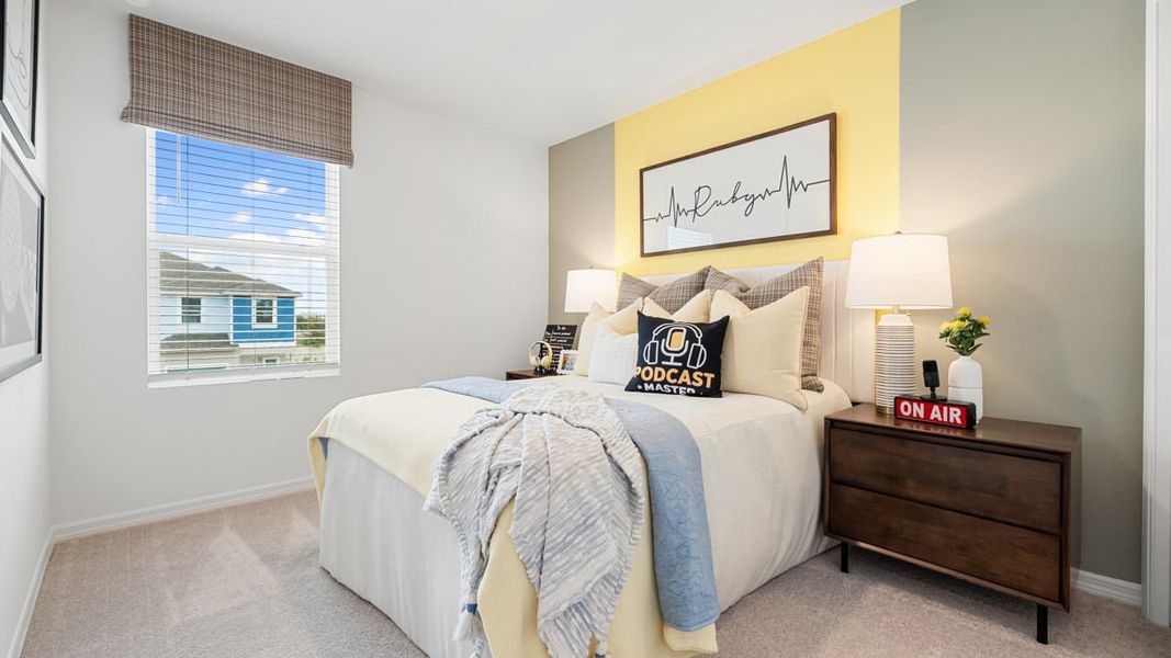 Representative furnished interior of a home built from the Jasmine by Taylor Morrison in The Towns at Tiburon, Nokomis (Image 14).