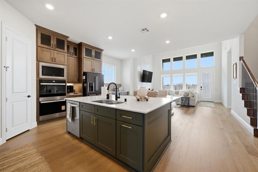Furnished interior view inside a new home in , Royse City (Image 7). Furnished interior view inside a new home in , Royse City (Image 7).