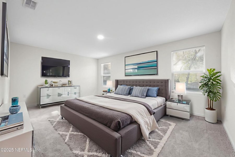 Furnished interior view inside a new home in , Jacksonville (Image 11).