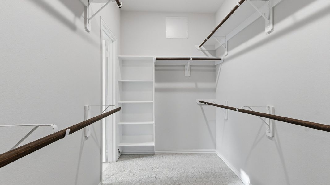 Furnished interior view inside a new home in The Woodlands Hills, Willis (Image 19).