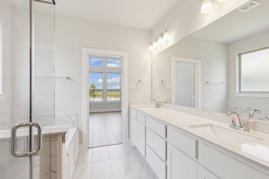 Furnished interior view inside a new home in Dove Hollow, Waxahachie (Image 10).