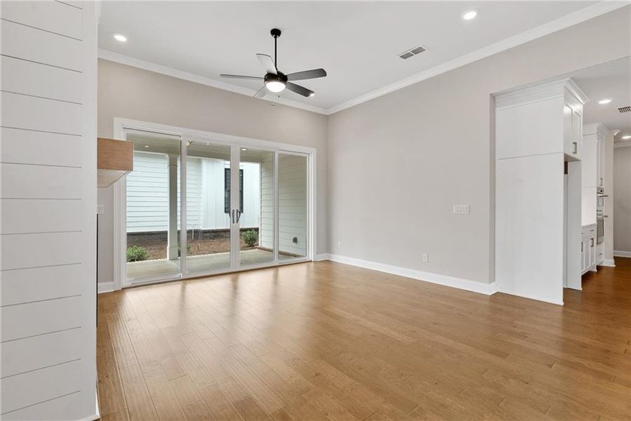 Spacious, unfurnished interior of a new home in Promenade at Sawnee Village, Cumming (Image 15).