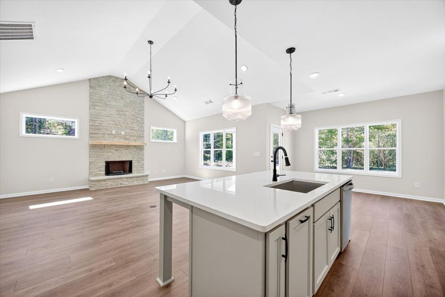 Furnished interior view inside a new home in Collier Grove, Thomaston (Image 12).