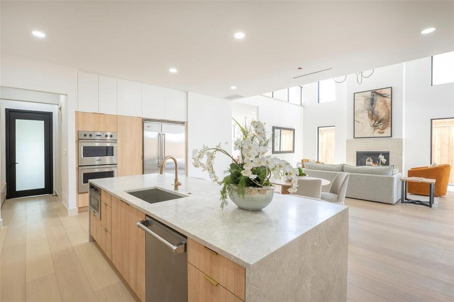 Furnished interior view inside a new home in , Dallas (Image 16).