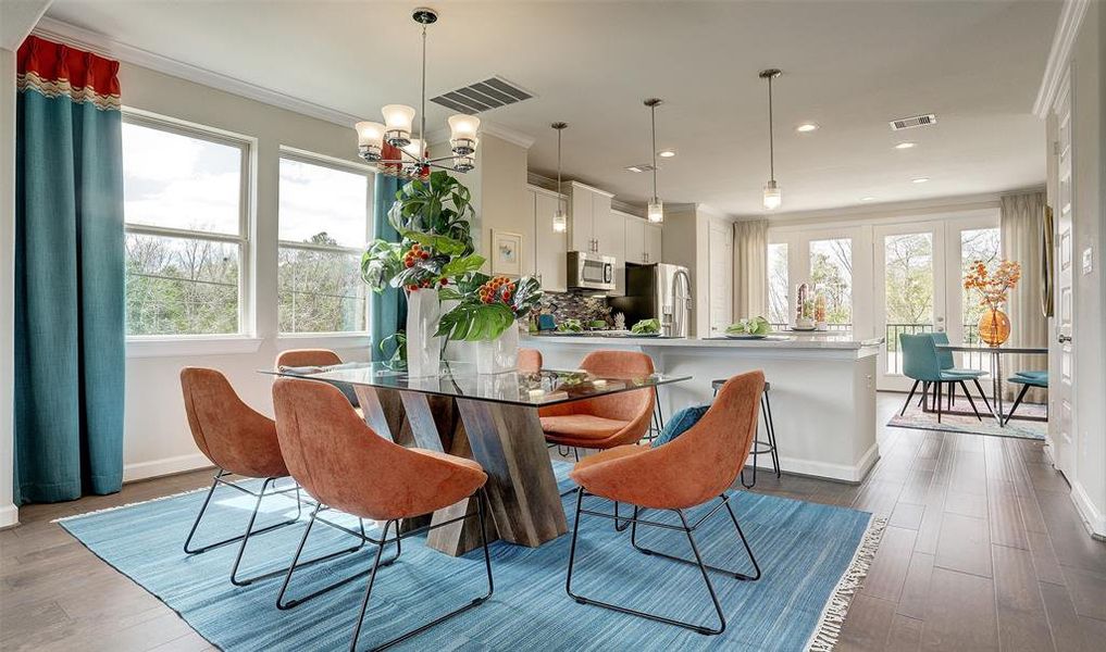 Elegant dining room (*Photo not of actual home and used for illustration purposes only.)