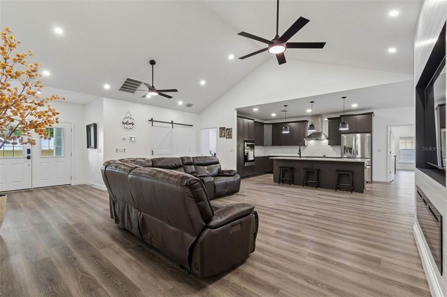Furnished interior view inside a new home in , Dade City (Image 9). Furnished interior view inside a new home in , Dade City (Image 9).