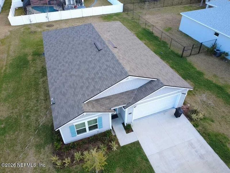 Exterior details and patio area of a home in Palm Coast Homesites, Palm Coast (Image 25).