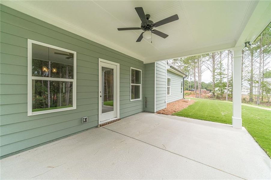 Exterior details and patio area of a home in , Covington (Image 4).