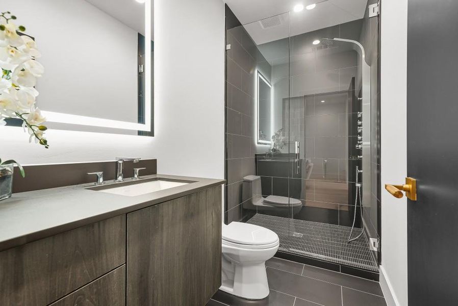 Furnished interior view inside a new home in , Decatur (Image 45).