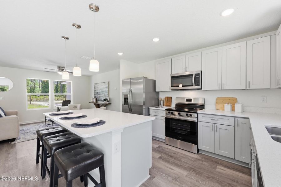 Furnished interior view inside a new home in , Hastings (Image 10).
