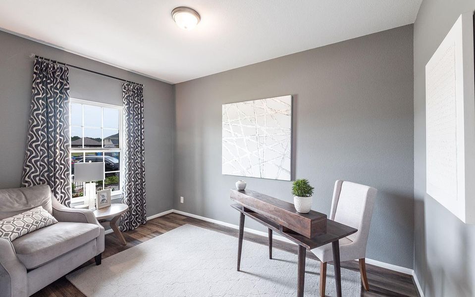 Furnished interior view inside a new home in Pecan Estates, Crosby (Image 6).