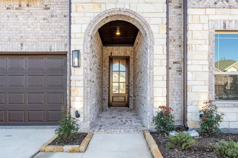 Exterior details and patio area of a home in Willow Wood Classic 50, McKinney (Image 3).