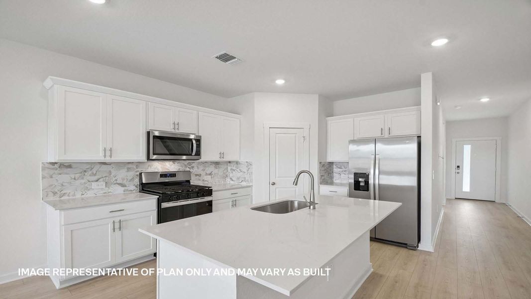 Furnished interior view inside a new home in Valverde, Bastrop (Image 5).