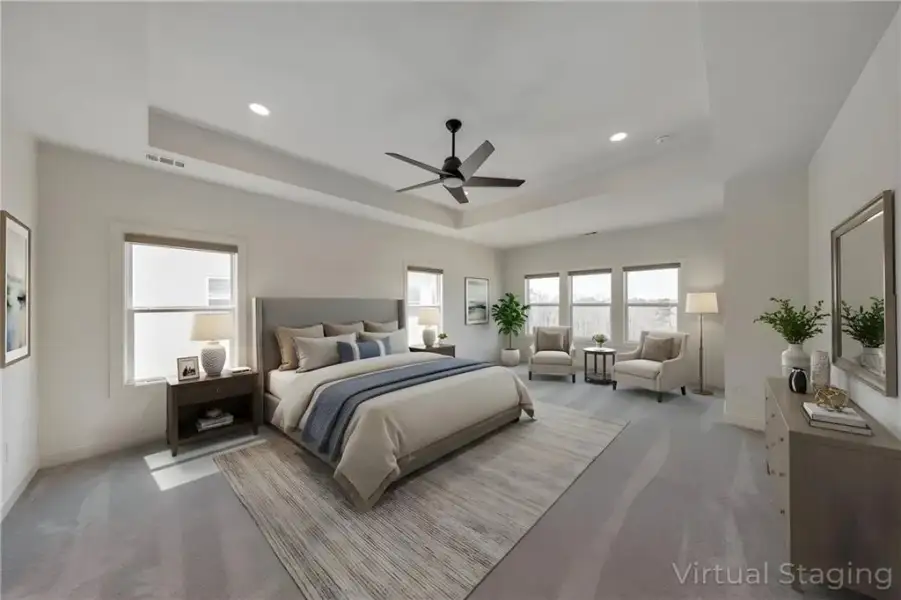 Furnished interior view inside a new home in , Woodstock (Image 11).