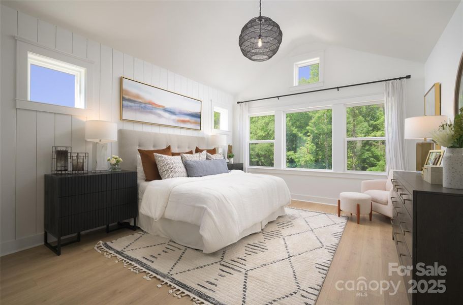 Furnished interior view inside a new home in North Creek Village, Huntersville (Image 8).