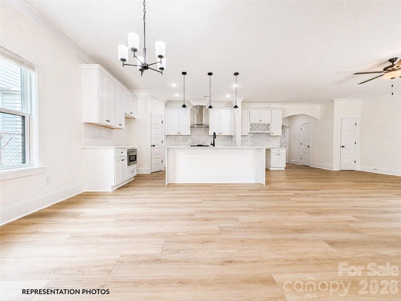 Spacious, unfurnished interior of a new home in , Charlotte (Image 10).